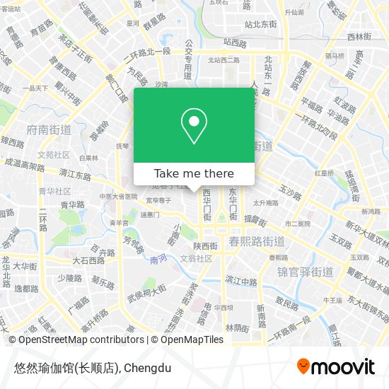 悠然瑜伽馆(长顺店) map
