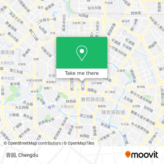 蓉园 map