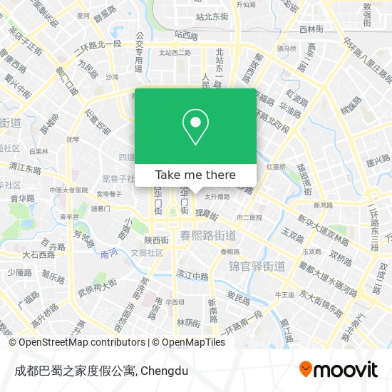 成都巴蜀之家度假公寓 map