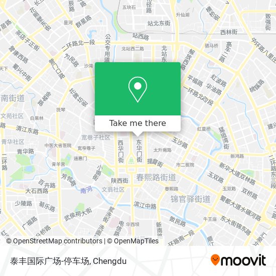 泰丰国际广场-停车场 map