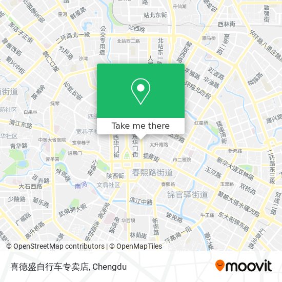 喜德盛自行车专卖店 map