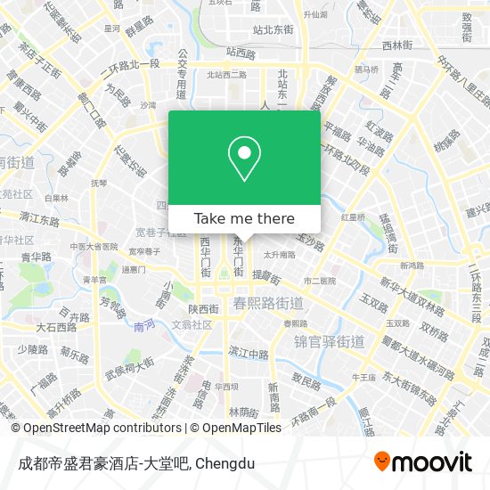 成都帝盛君豪酒店-大堂吧 map