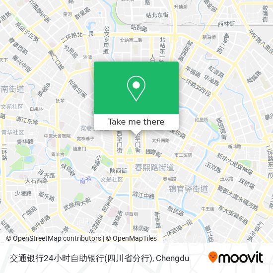 交通银行24小时自助银行(四川省分行) map