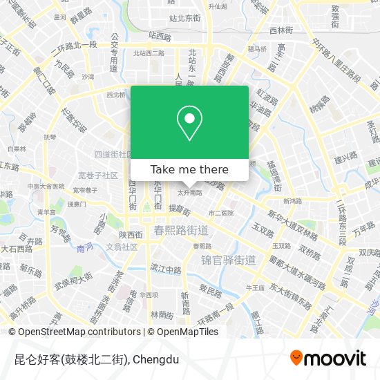 昆仑好客(鼓楼北二街) map