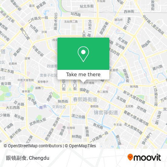 眼镜副食 map