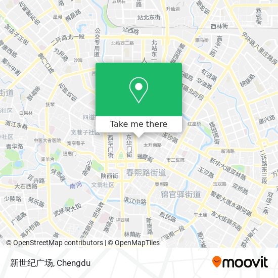 新世纪广场 map