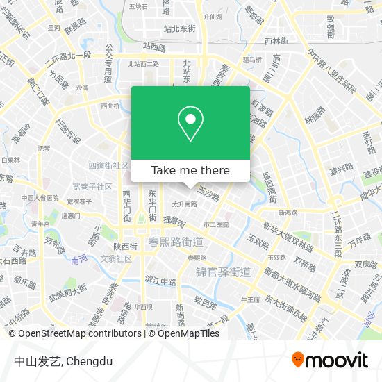 中山发艺 map