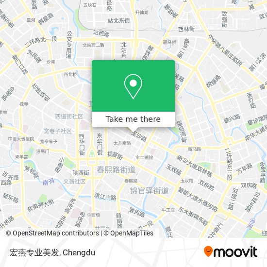 宏燕专业美发 map