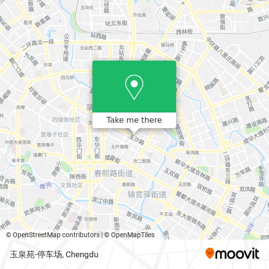 玉泉苑-停车场 map