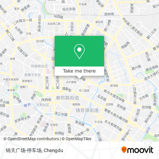 锦天广场-停车场 map
