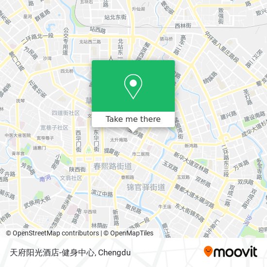 天府阳光酒店-健身中心 map
