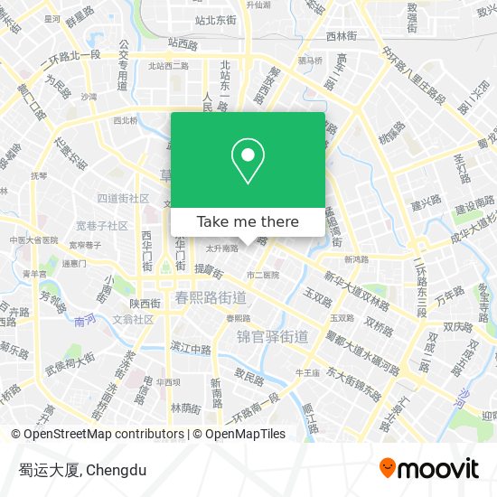 蜀运大厦 map