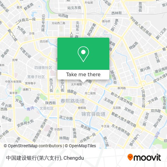 中国建设银行(第六支行) map