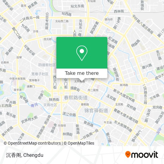 沉香阁 map