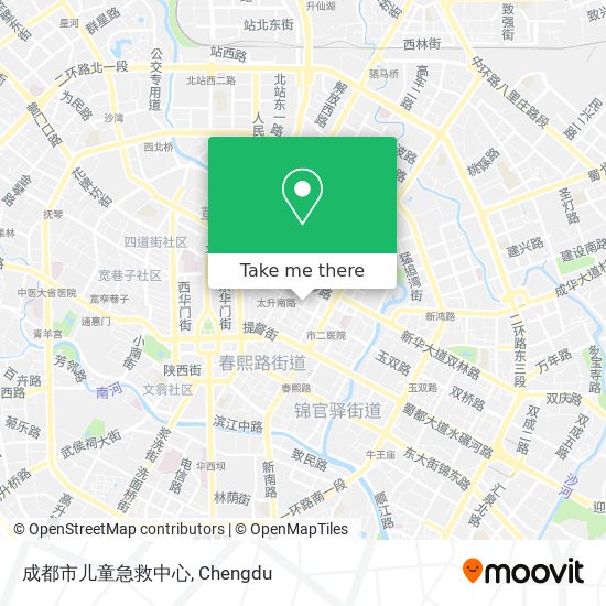 成都市儿童急救中心 map