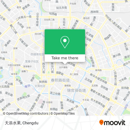 天添水果 map
