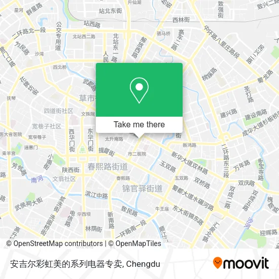 安吉尔彩虹美的系列电器专卖 map
