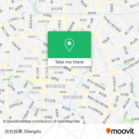 欣欣按摩 map