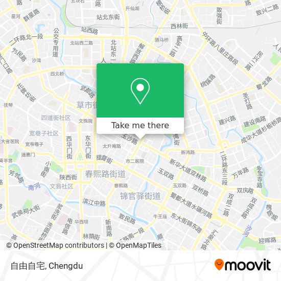 自由自宅 map