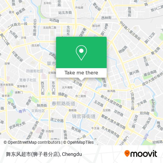 舞东风超市(狮子巷分店) map