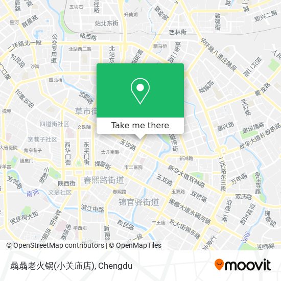 骉骉老火锅(小关庙店) map