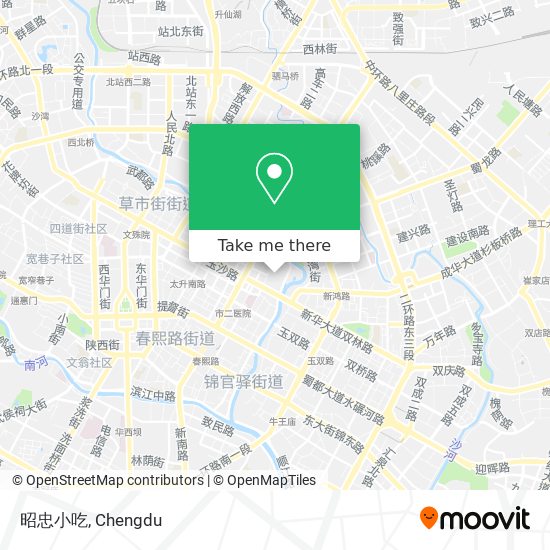 昭忠小吃 map