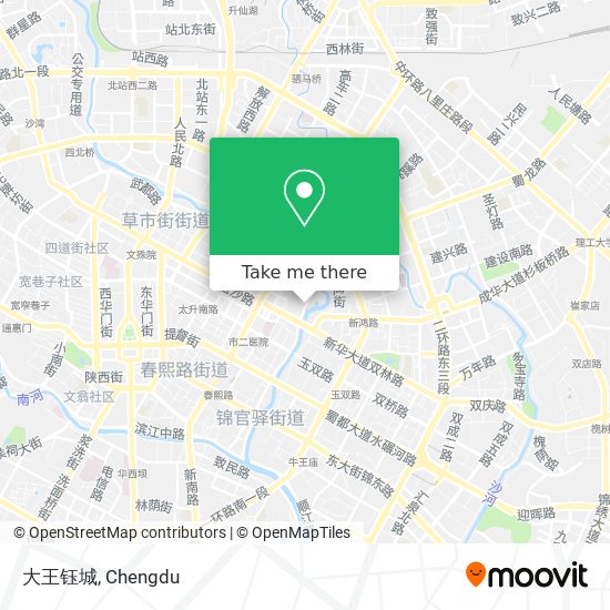 大王钰城 map