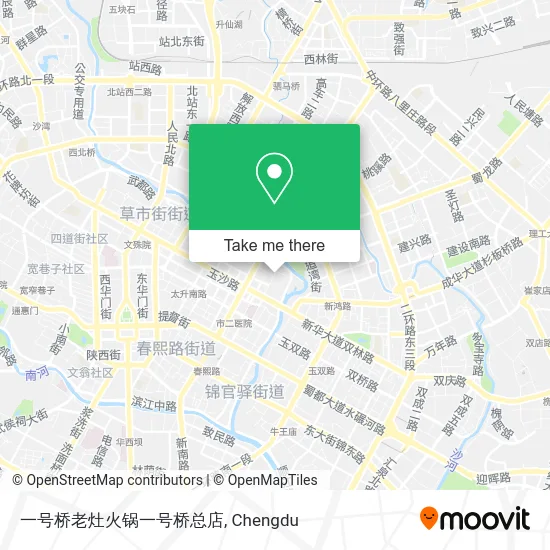 一号桥老灶火锅一号桥总店 map