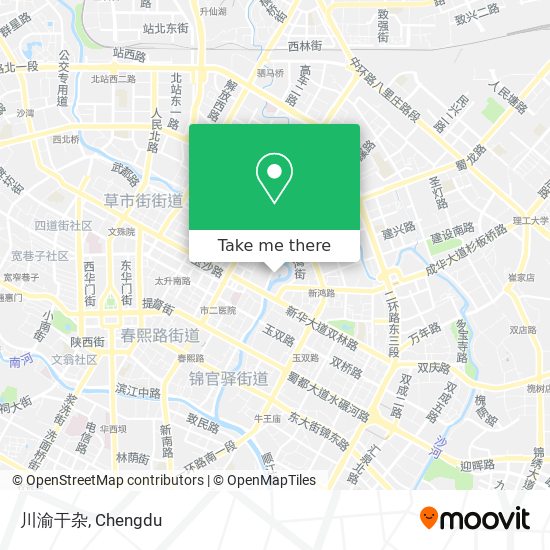 川渝干杂 map