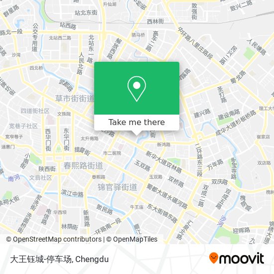 大王钰城-停车场 map