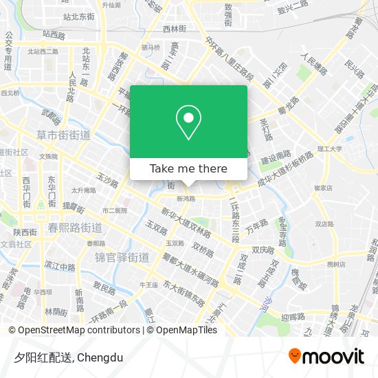 夕阳红配送 map