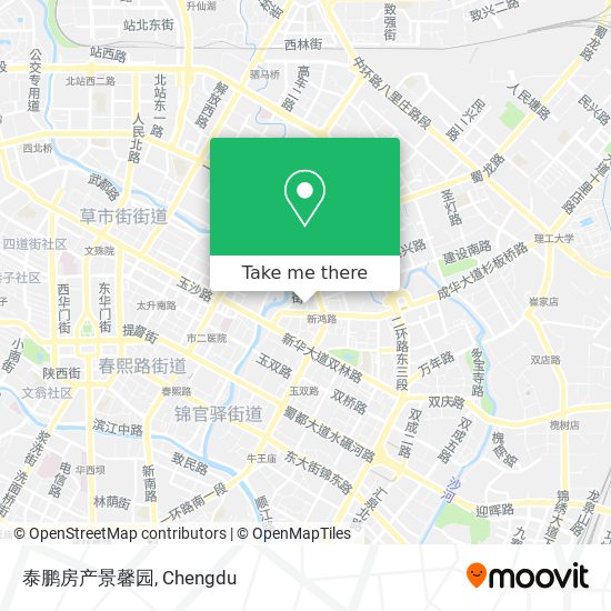 泰鹏房产景馨园 map