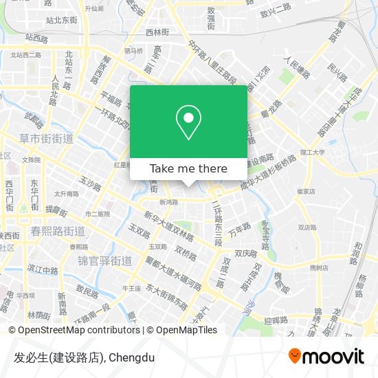 发必生(建设路店) map