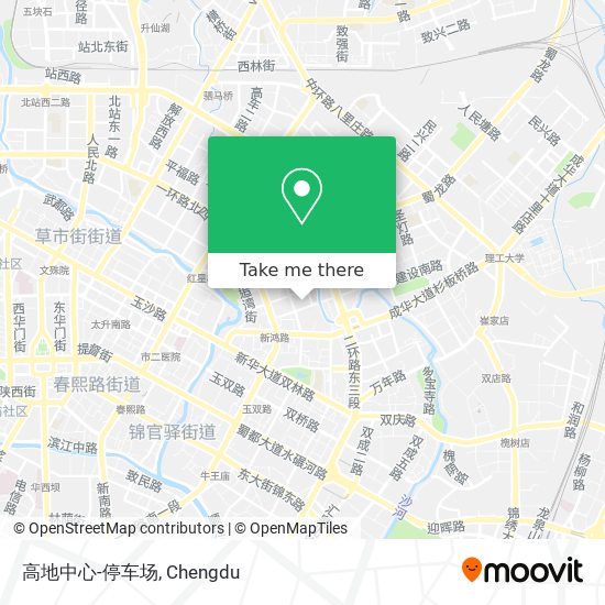 高地中心-停车场 map