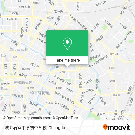成都石室中学初中学校 map