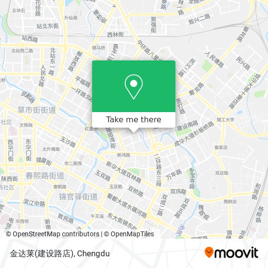 金达莱(建设路店) map