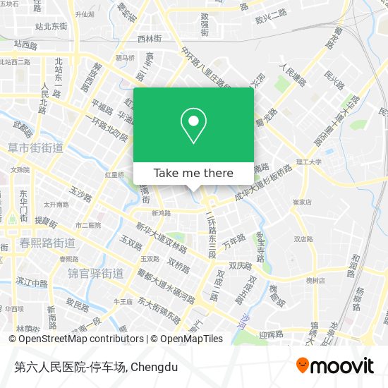 第六人民医院-停车场 map