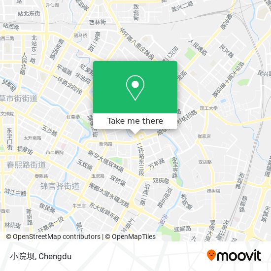 小院坝 map