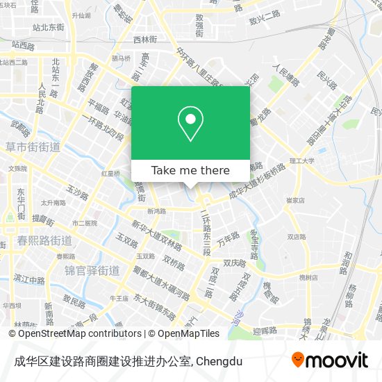 成华区建设路商圈建设推进办公室 map