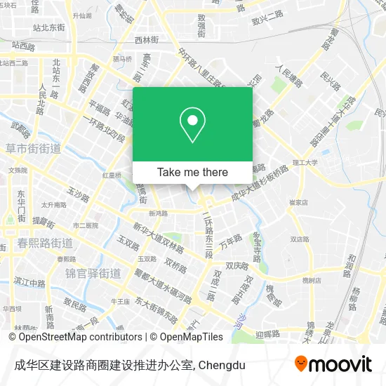 成华区建设路商圈建设推进办公室 map