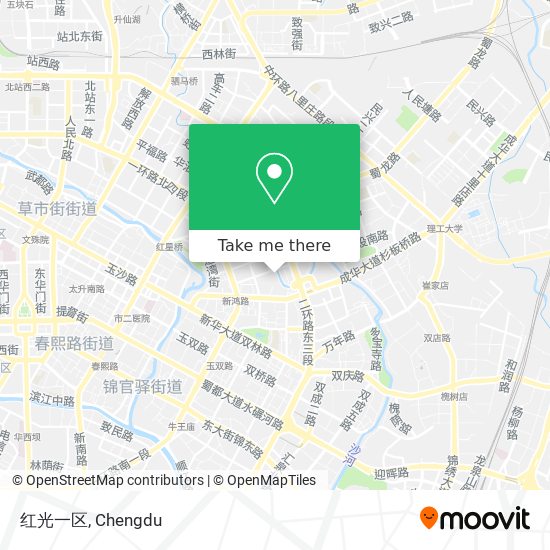 红光一区 map