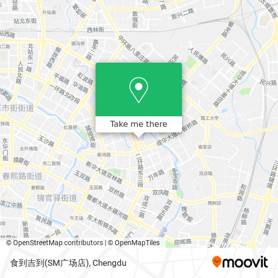 食到吉到(SM广场店) map