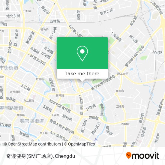 奇迹健身(SM广场店) map