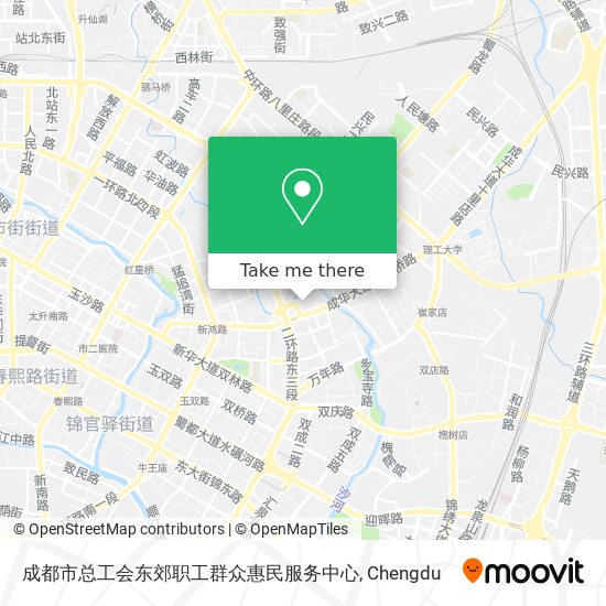 成都市总工会东郊职工群众惠民服务中心 map