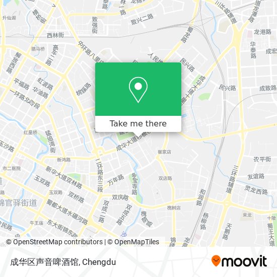 成华区声音啤酒馆 map