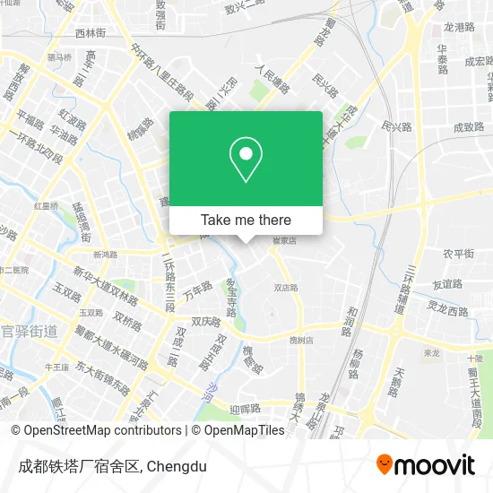 成都铁塔厂宿舍区 map