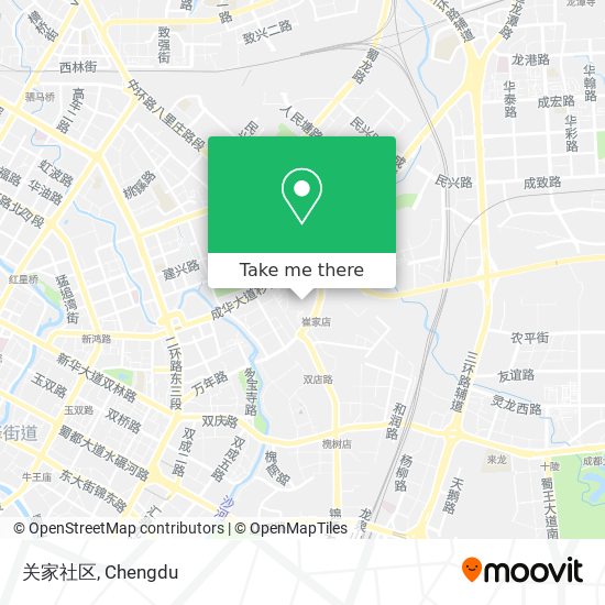 关家社区 map