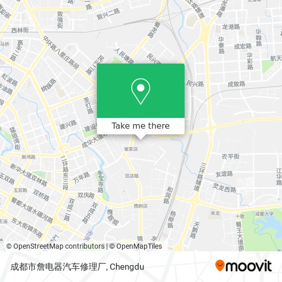 成都市詹电器汽车修理厂 map