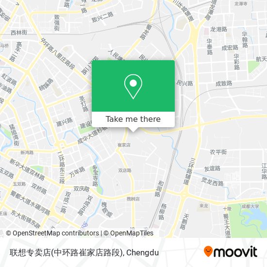 联想专卖店(中环路崔家店路段) map