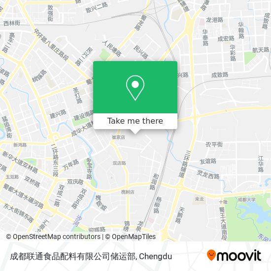 成都联通食品配料有限公司储运部 map